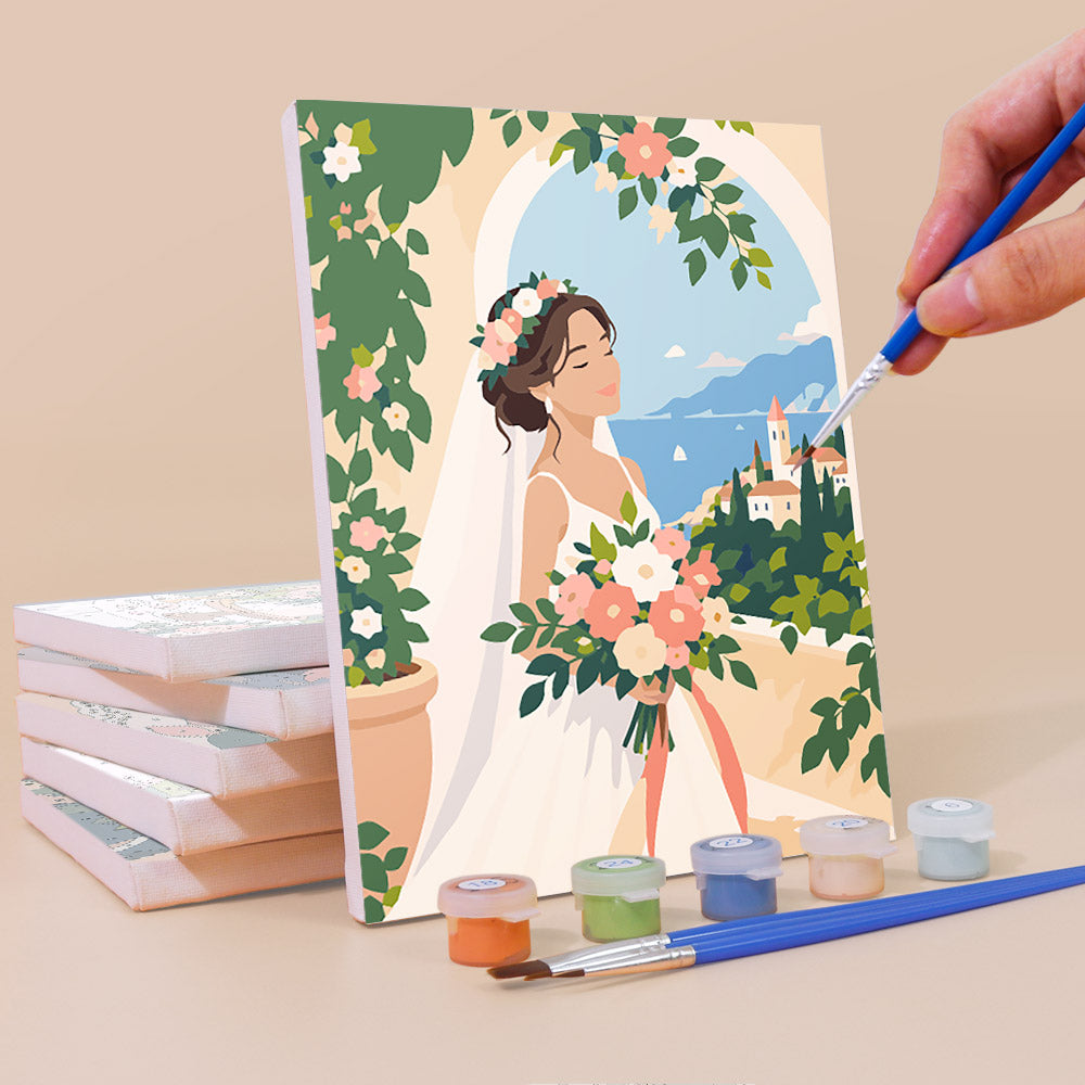 Romantic Wedding Memories mini paint by numbers – image 3