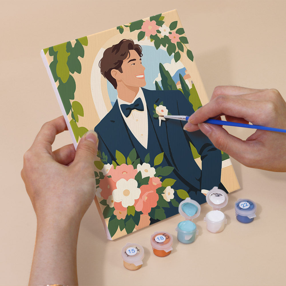 Romantic Wedding Memories mini paint by numbers – image 5
