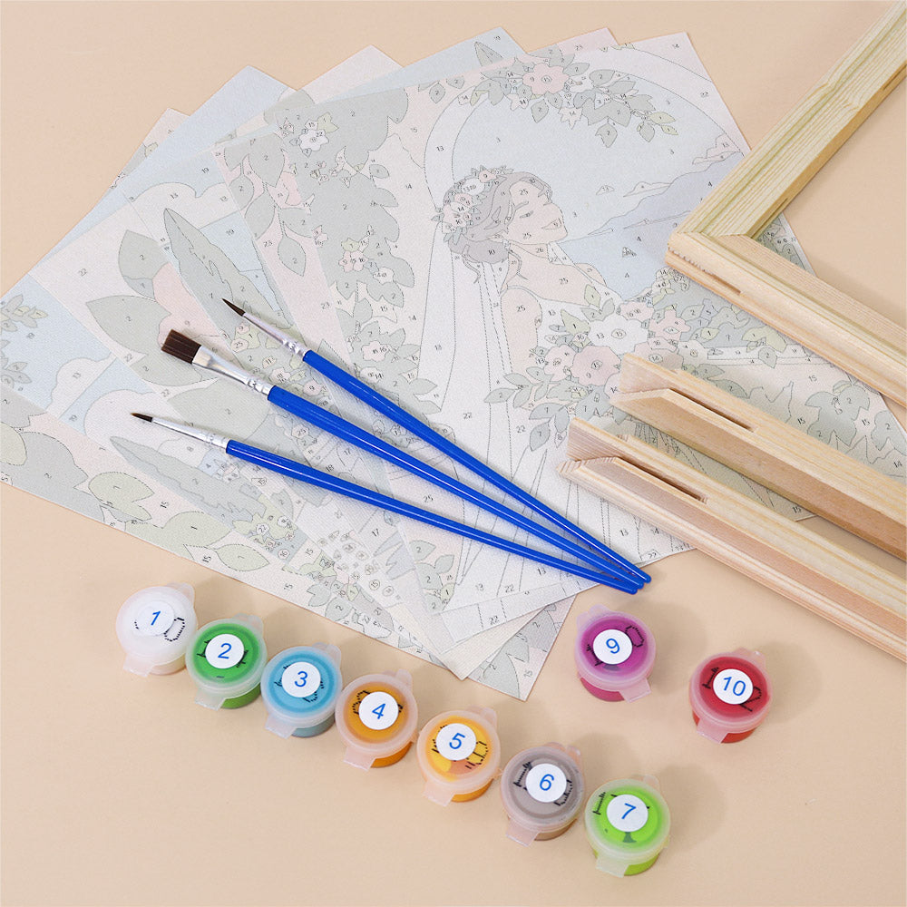 Romantic Wedding Memories mini paint by numbers – image 11