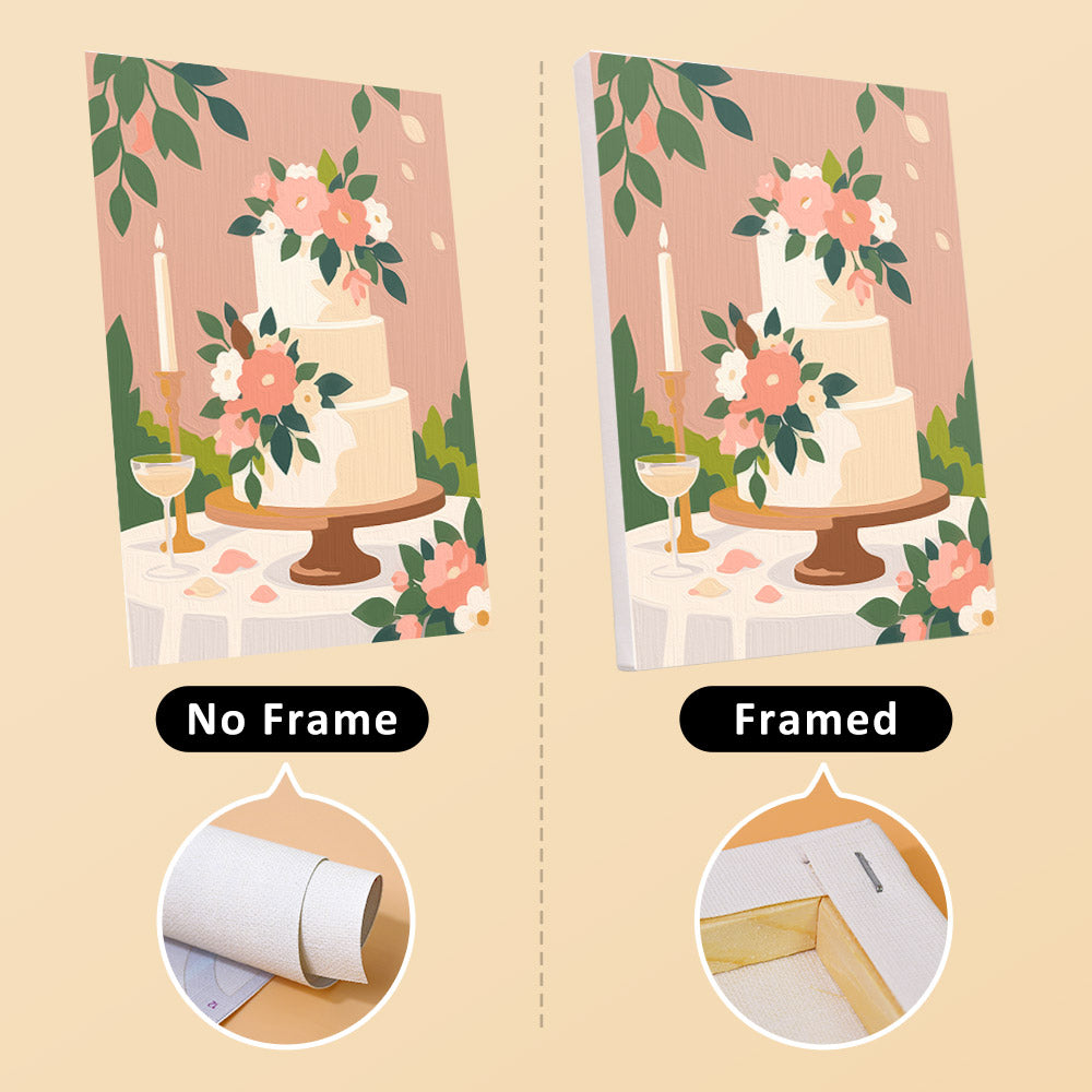 Romantic Wedding Memories mini paint by numbers – image 13