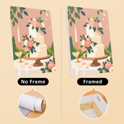 Romantic Wedding Memories mini paint by numbers – image 13