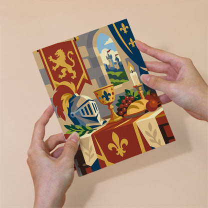 Medieval Knight Adventures mini paint by numbers – image 6