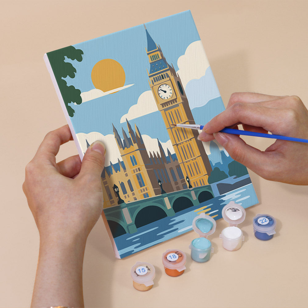 World Landmarks mini paint by numbers – image 5