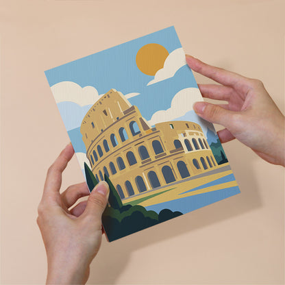 World Landmarks mini paint by numbers – image 6