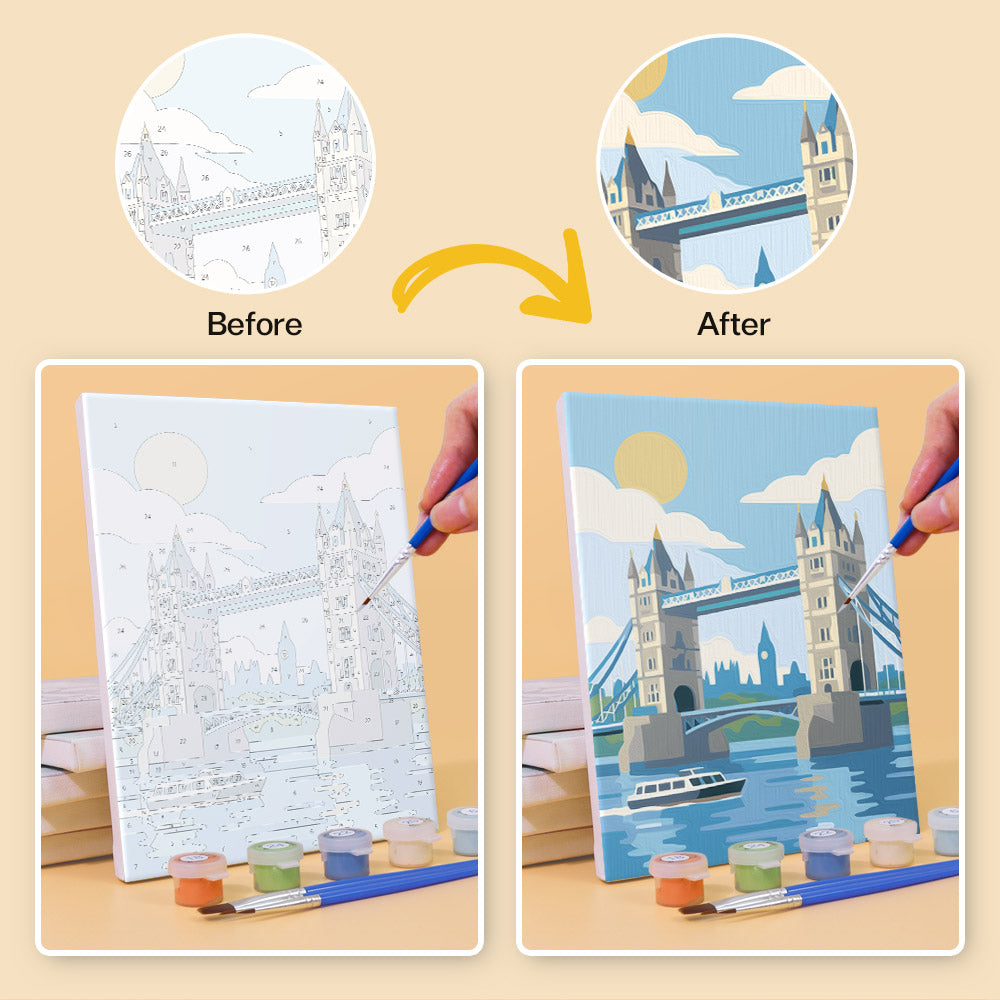 World Landmarks mini paint by numbers – image 10