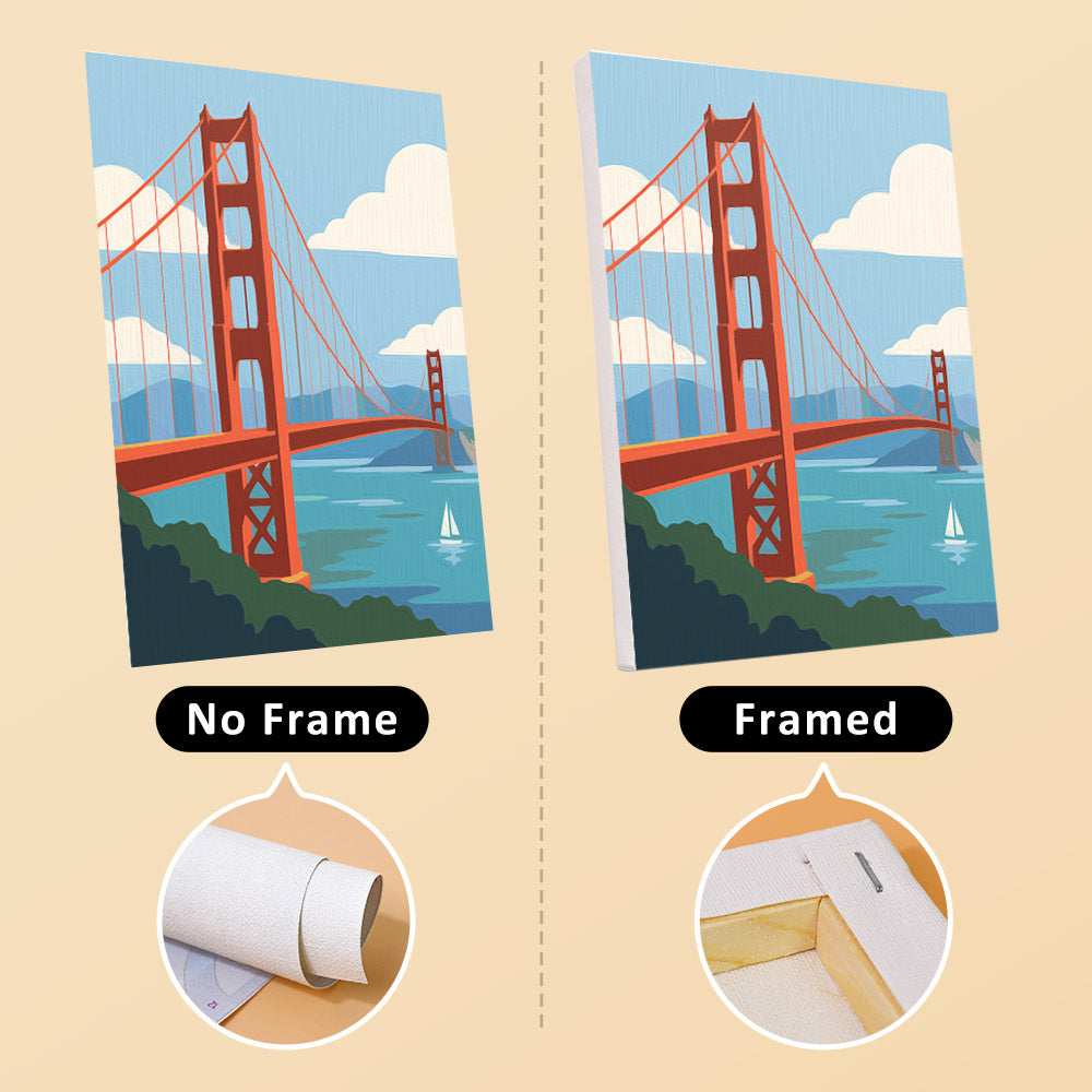 World Landmarks mini paint by numbers – image 13