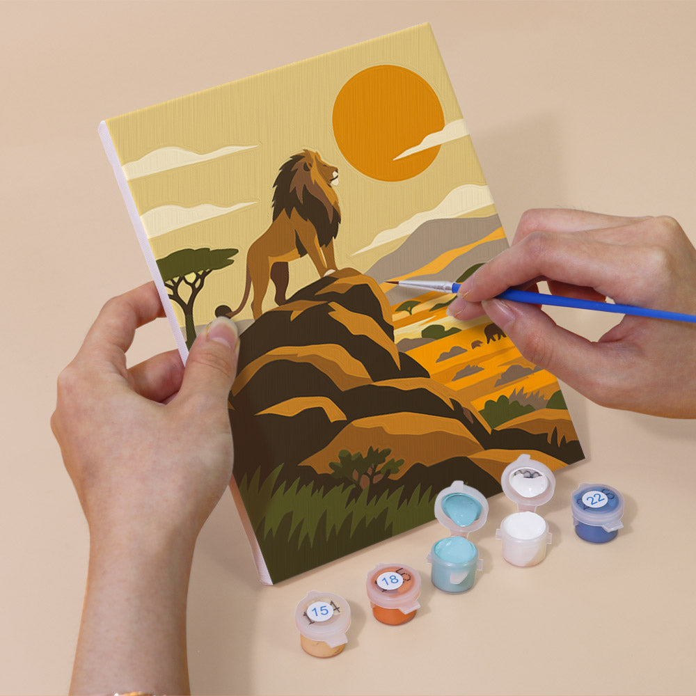 African Safari mini paint by numbers – image 5