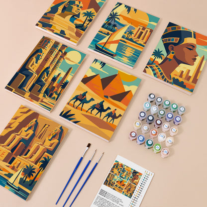 Ancient Egypt mini paint by numbers – image 1