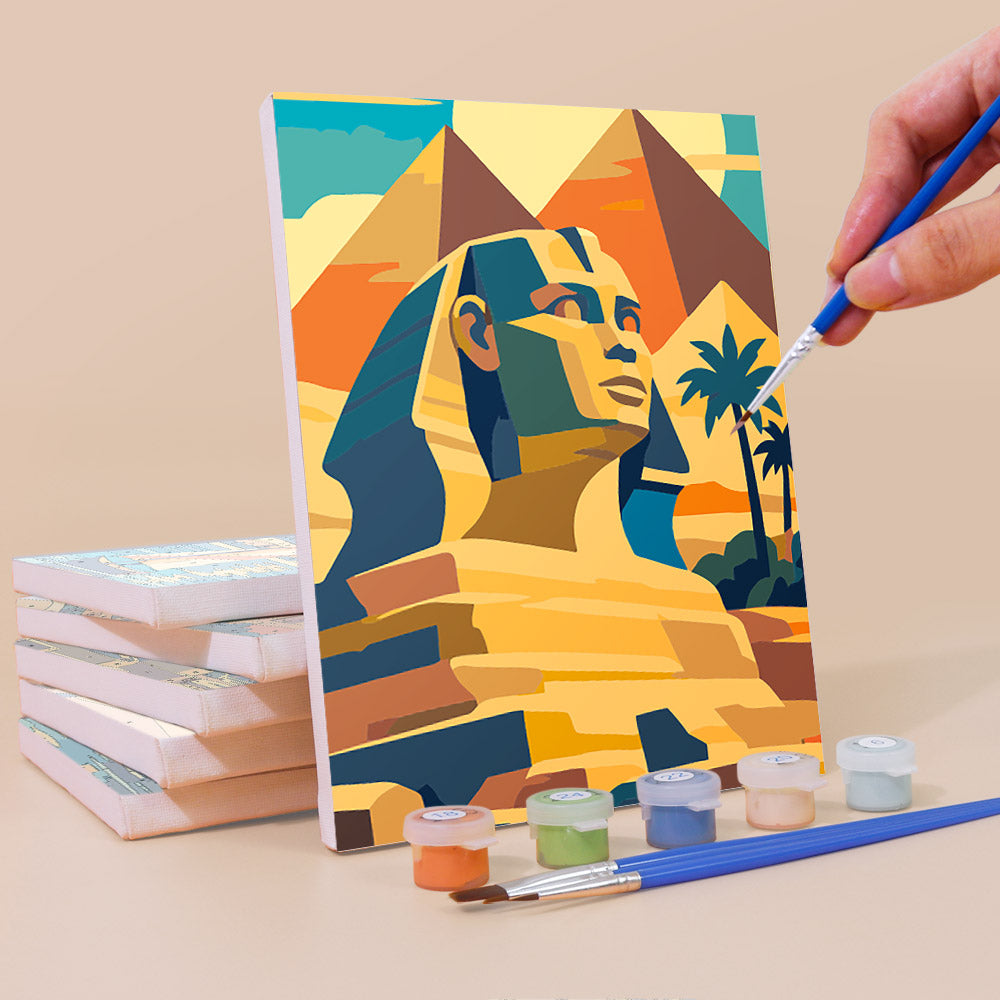 Ancient Egypt mini paint by numbers – image 3