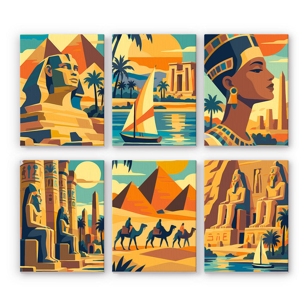 Ancient Egypt mini paint by numbers – image 7