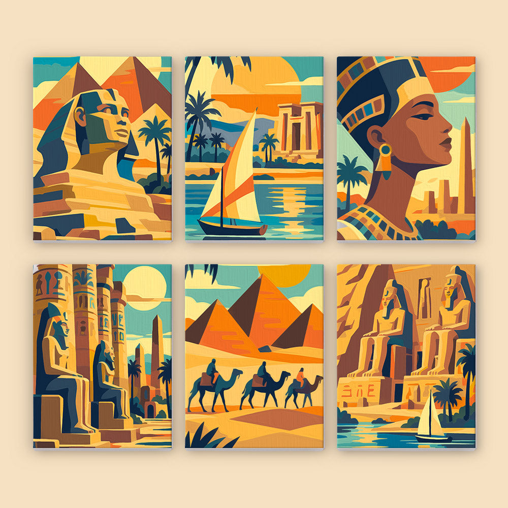 Ancient Egypt mini paint by numbers – image 8