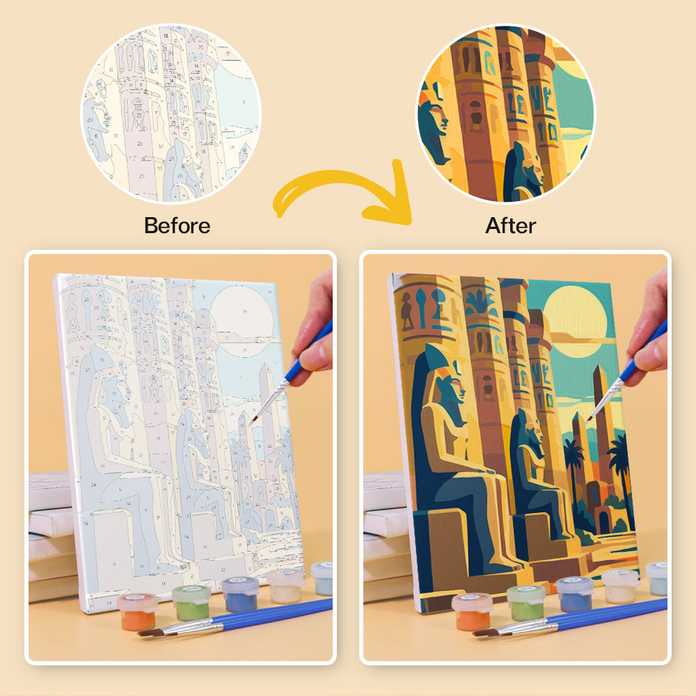 Ancient Egypt mini paint by numbers – image 10