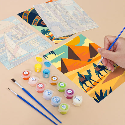 Ancient Egypt mini paint by numbers – image 12