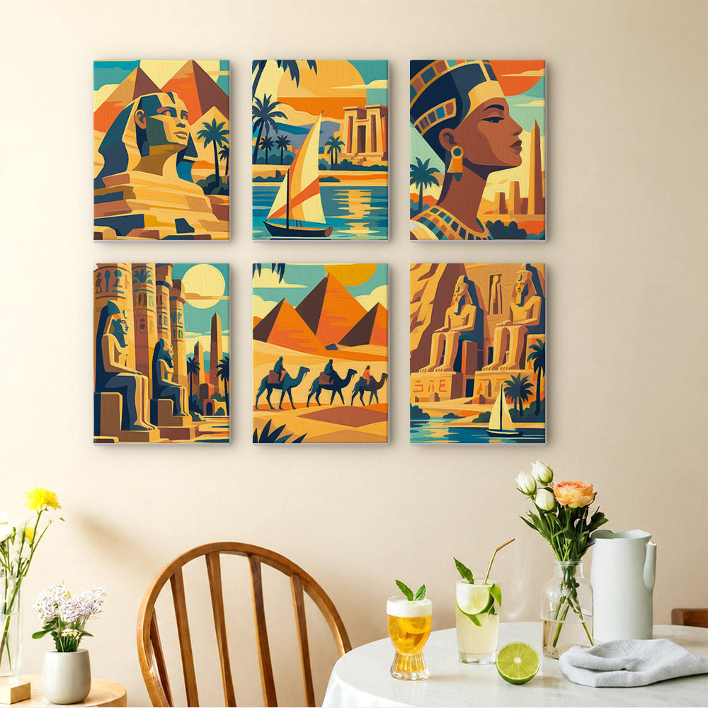 Ancient Egypt mini paint by numbers – image 14