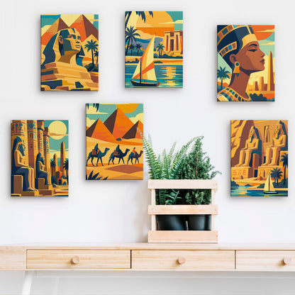 Ancient Egypt mini paint by numbers – image 15
