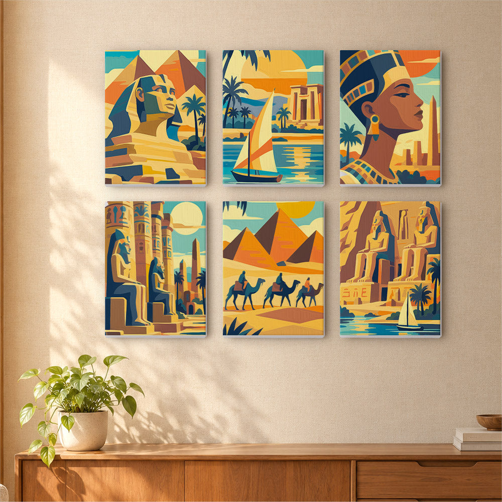 Ancient Egypt mini paint by numbers – image 16