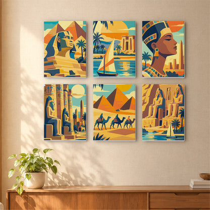 Ancient Egypt mini paint by numbers – image 16