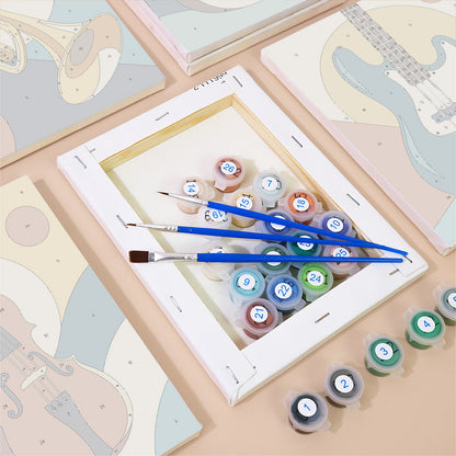 Musical Instruments mini paint by numbers – image 2
