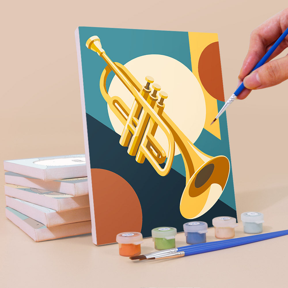 Musical Instruments mini paint by numbers – image 3