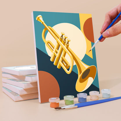 Musical Instruments mini paint by numbers – image 3