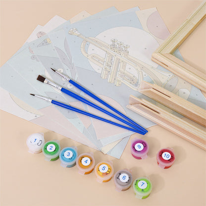 Musical Instruments mini paint by numbers – image 11