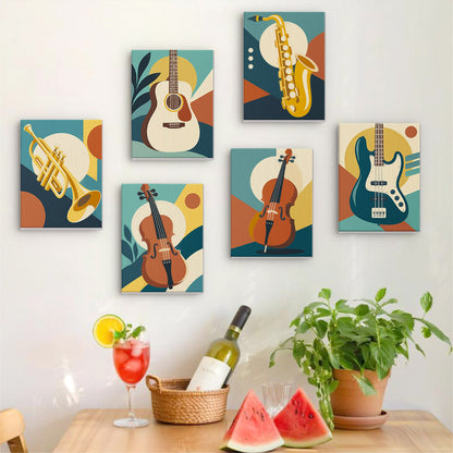 Musical Instruments mini paint by numbers – image 17