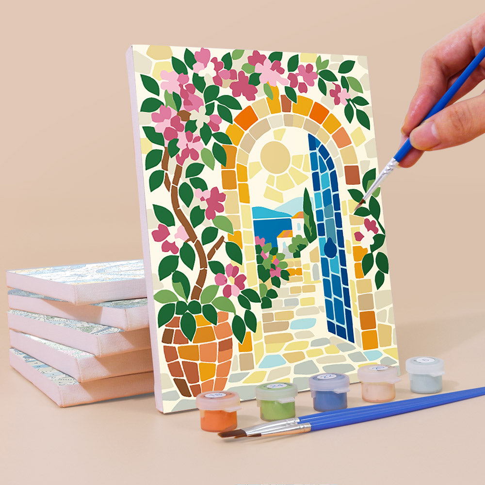 Mediterranean Mosaics mini paint by numbers – image 3
