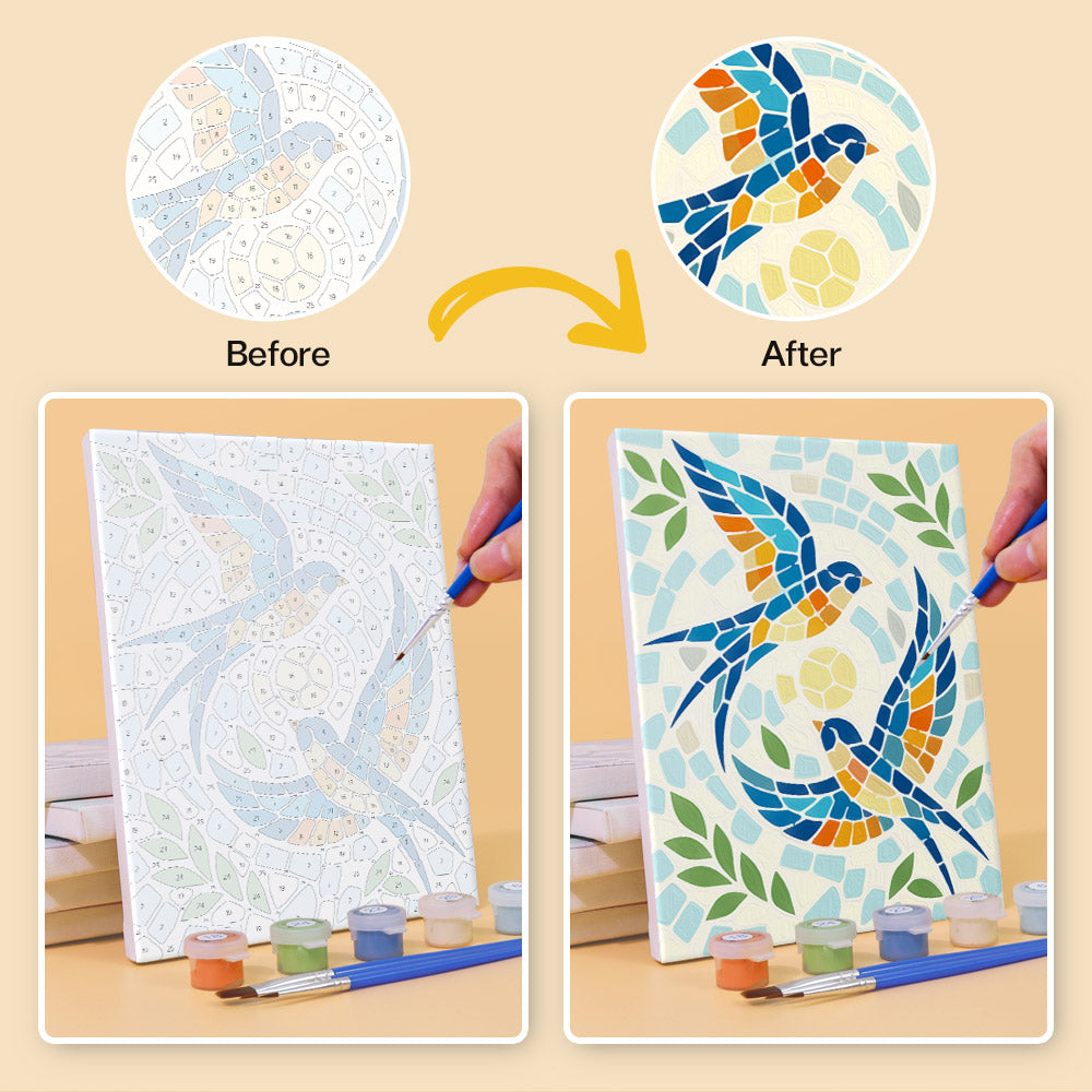 Mediterranean Mosaics mini paint by numbers – image 10