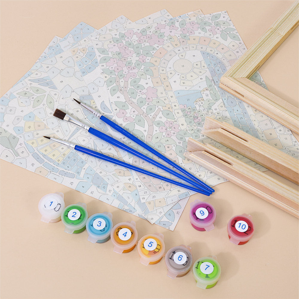 Mediterranean Mosaics mini paint by numbers – image 11