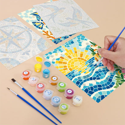 Mediterranean Mosaics mini paint by numbers – image 12