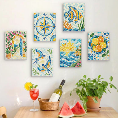 Mediterranean Mosaics mini paint by numbers – image 17