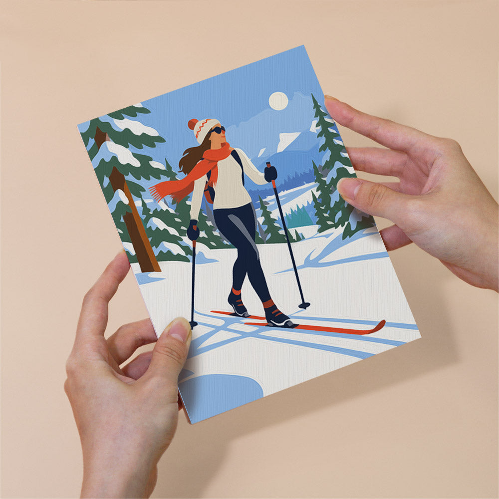 Alpine Ski Days mini paint by numbers – image 6