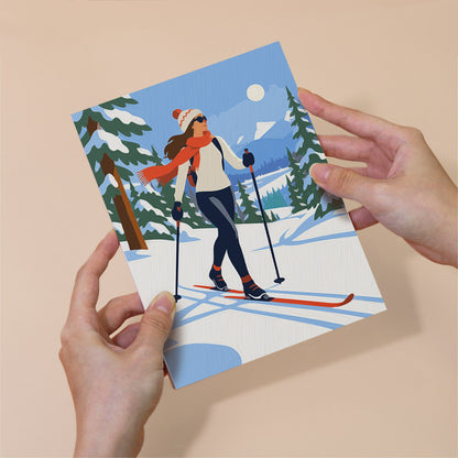 Alpine Ski Days mini paint by numbers – image 6
