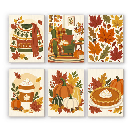 Cozy Autumn Comforts mini paint by numbers – image 7