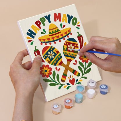 Mexican Fiesta mini paint by numbers – image 5