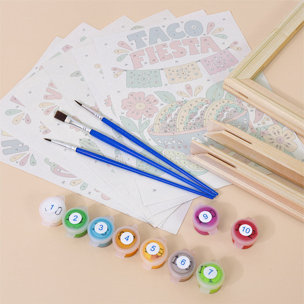 Mexican Fiesta mini paint by numbers – image 11