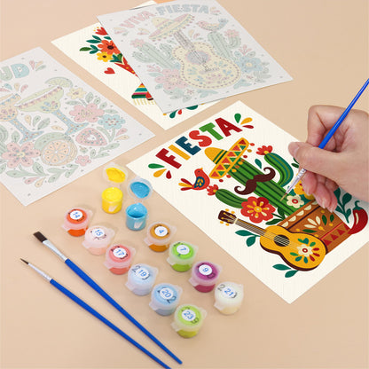 Mexican Fiesta mini paint by numbers – image 12