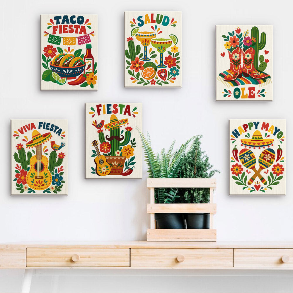 Mexican Fiesta mini paint by numbers – image 15