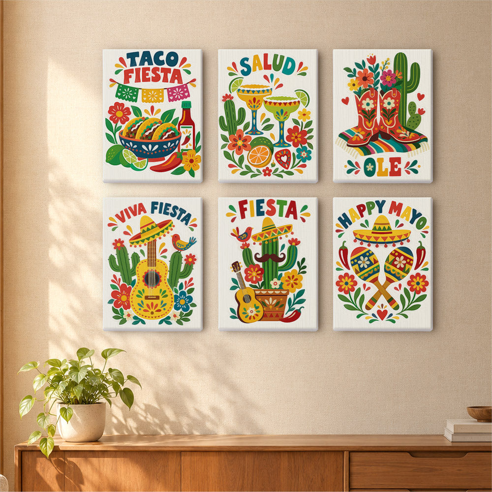 Mexican Fiesta mini paint by numbers – image 16