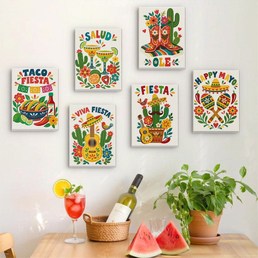 Mexican Fiesta mini paint by numbers – image 17