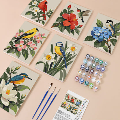 Garden Birds mini paint by numbers – image 1