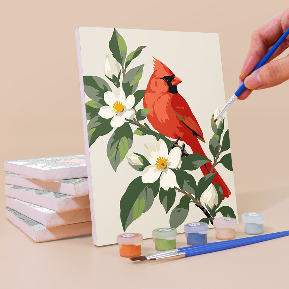 Garden Birds mini paint by numbers – image 3