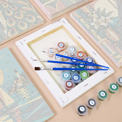 Art Deco Elegance mini paint by numbers – image 2