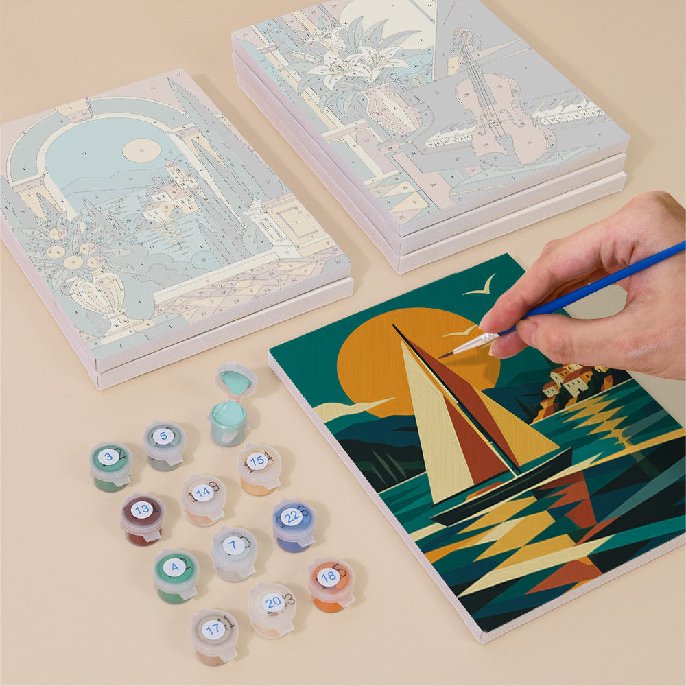 Art Deco Elegance mini paint by numbers – image 4