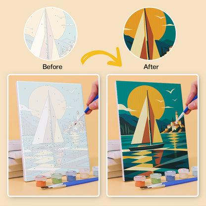 Art Deco Elegance mini paint by numbers – image 10