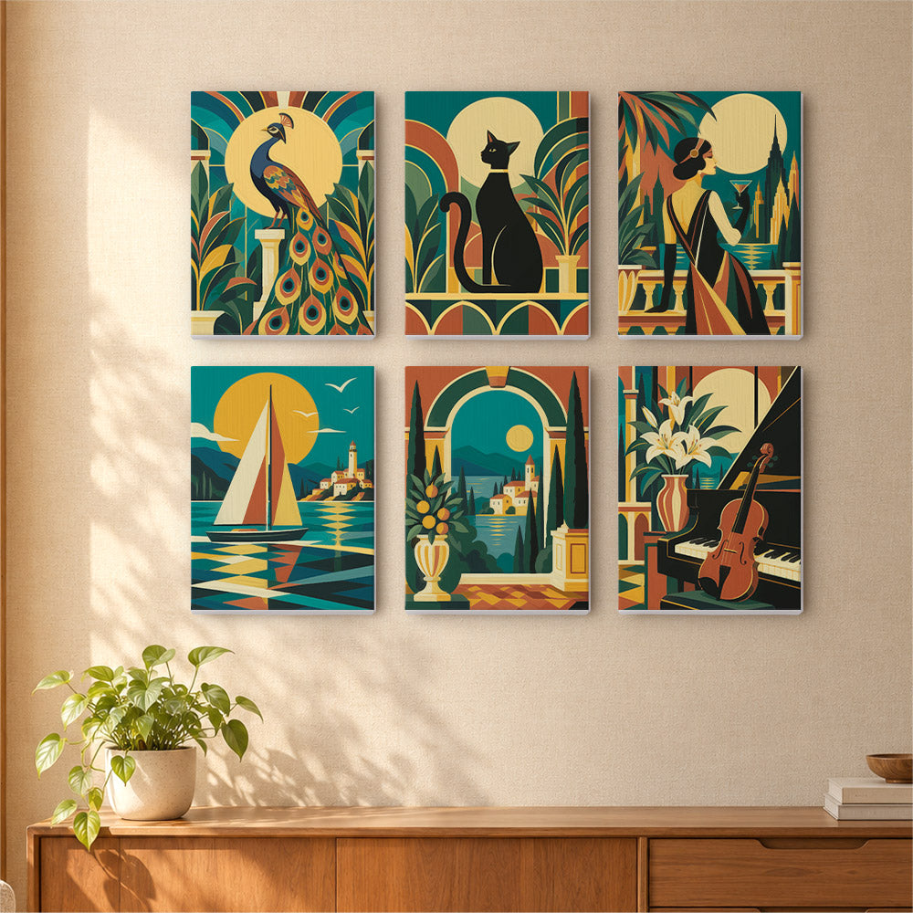 Art Deco Elegance mini paint by numbers – image 16
