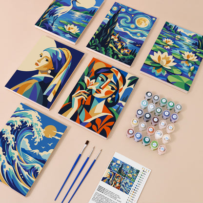 Artistic Classics and Nature mini paint by numbers – image 1