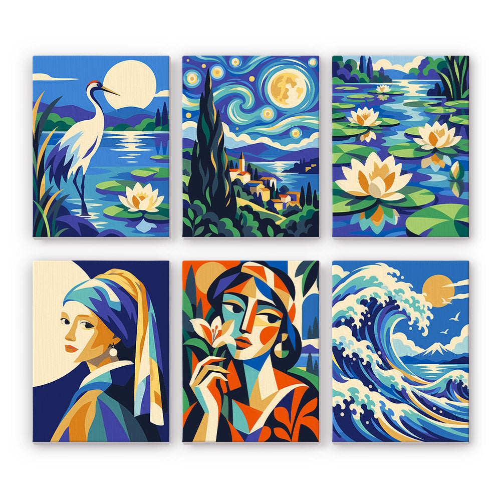 Artistic Classics and Nature mini paint by numbers – image 7