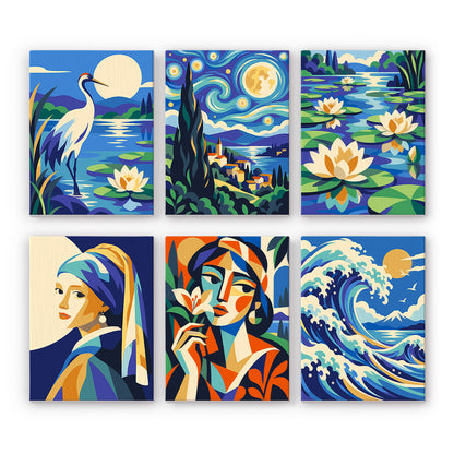 Artistic Classics and Nature mini paint by numbers – image 7