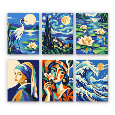 Artistic Classics and Nature mini paint by numbers – image 7